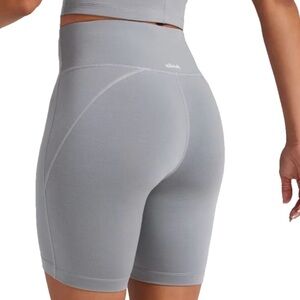 NWT Allbirds Womens Natural Bike Shorts Merino Wool Blend Grey